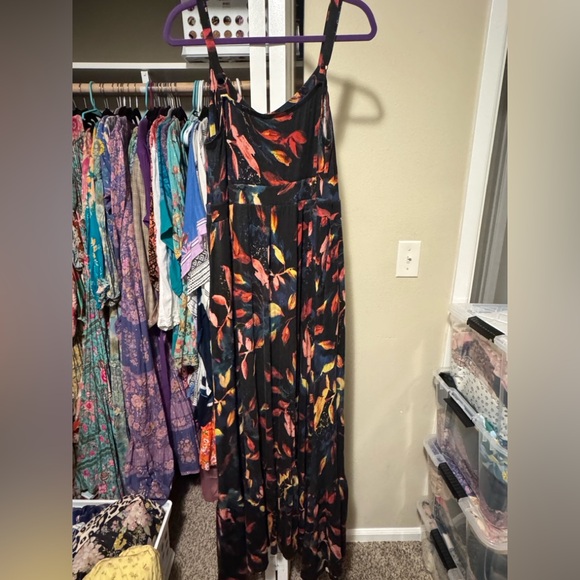 Torrid Supersoft Floral Black Maxi Dress size 2 - Picture 5 of 5